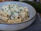 Receta Pasta cremosa con calabacín, una receta sabrosa y muy rápida