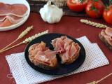 Receta Tostas de jamón serrano y tomate