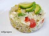 Receta Ensalada de arroz basmati y aguacate