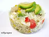 Receta Ensalada de arroz basmati y aguacate