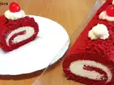 Receta Brazo gitano red velvet