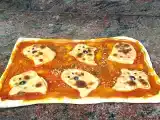 Receta Pizza de fantasmas