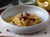 Receta Espaguetis a la carbonara, la receta tradicional italiana