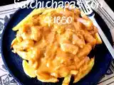 Receta Salchipapas con queso