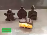Receta Mini turrones de almendra, naranja confitada y chocolate sin azúcar