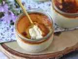 Receta Crema de huevo y vainilla, tipo flan, en freidora de aire