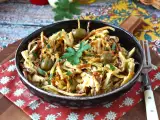 Receta Frango à brás: el plato portugués perfecto para aprovechar las sobras de pollo