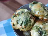 Receta Galletas saladas tiernas de feta, tomate seco y espinacas