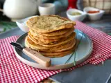 Receta Tortitas saladas con lentejas rojas: receta fácil y rica en proteínas