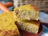 Receta Quiche sin masa de atún, zanahorias y queso cottage: fácil y rica en proteínas