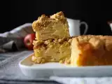 Receta Bizcocho de manzana y canela con streusel crujiente de almendras