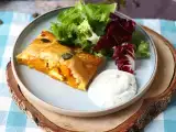Receta Strudel de calabaza y queso feta: receta fácil y crujiente