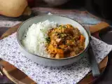 Receta Guiso de calabaza y carne picada en una sola cazuela: cremoso y especiado