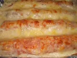 Receta Puerros gratinados con jamón y queso