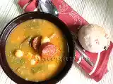 Receta Caldo gallego de frijoles