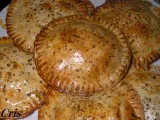 Receta Empanadillas horneadas de pechuga de pavo y queso.