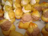 Receta Profiteroles de nata y trufa