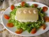 Receta Aspic de merluza y gambas