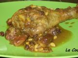 Receta Muslos de pavo en agridulce