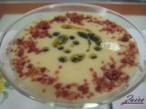 Receta Crema de espárragos con crujiente de jamón y aceite de trufa