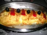 Receta Bacalao relleno con costra
