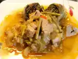 Receta Estofado de atún con verduras