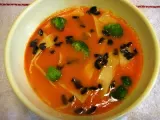 Receta Gazpacho caliente con pasta y brocoli