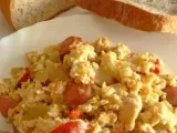 Receta Recetas Cocina Huevos Revueltos con Jamon