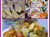 Receta Tiritas de pollo salteadas con verduras al ras el hanout