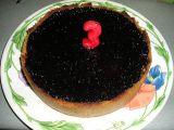 Receta Tarta de queso con cobertura de m. de moras