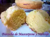 Receta Bizcocho de mascarpone y naranja