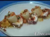 Receta Ensalada templada de patatas, pulpo y naranja. (emilio almagro)
