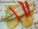 Receta Caballa con patatas confitadas