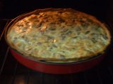 Receta Quiche de pollo y champiñones