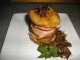 Receta Torre de babel de manzana con foie gras mi cuit