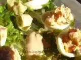 Receta Huevos rellenos de salmón ahumado