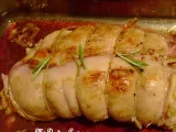 Receta De carnes rellenas ii: lomo de conejo con jamòn cocido, manzanas y nueces