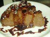 Receta Flan sin huevo de chocolate crujiente