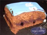 Receta Bizcocho brownie para tartas fondant