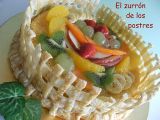 Receta Cesta de frutas