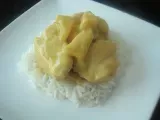 Receta Pollo al curry con coco y piña