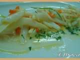 Receta Ensalada refrescante de choco, con cebolleta y zanahoria. (jesús lorenzo)