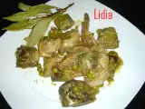 Receta Conejo a la jardinera