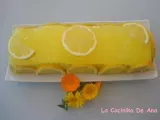 Receta Tarta rápida de limón (reto color amarillo)