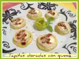 Receta Tapitas doradas con queso