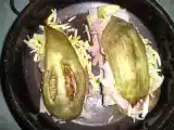 Receta Berenjenas rellenas de jamón y queso