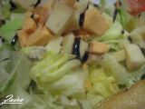 Receta Ensalada de quesos y manzana con crema de balsámico