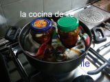 Receta Morrones o pimientos en conserva de aceite