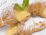 Receta Canutillos con crema de melón