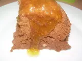 Receta Pastel cremoso de nueces con mermelada de albaricoque